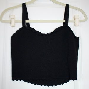 Textured crop top